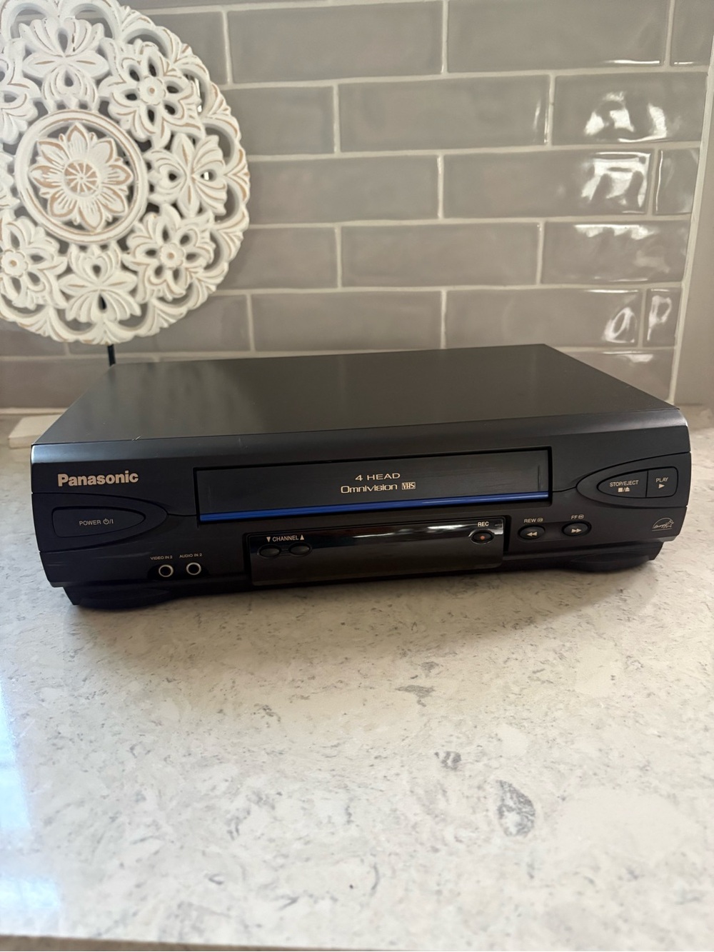 Panasonic Omnivision PV-4022A 4-Head VHS VCR ~WORKS~